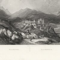 J. Durand - Plasencia - Stahlstich - 1843