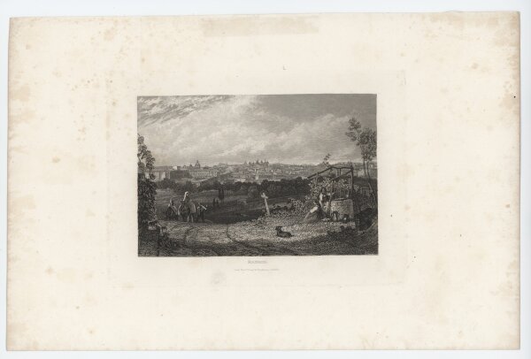 W. Greuzbauer, Kunst Verlag - Madrid - Stahlstich - um 1840