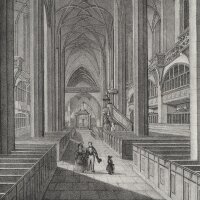 Carl Wilhelm Arldt - Das Innere des Domes zu Freiberg -...