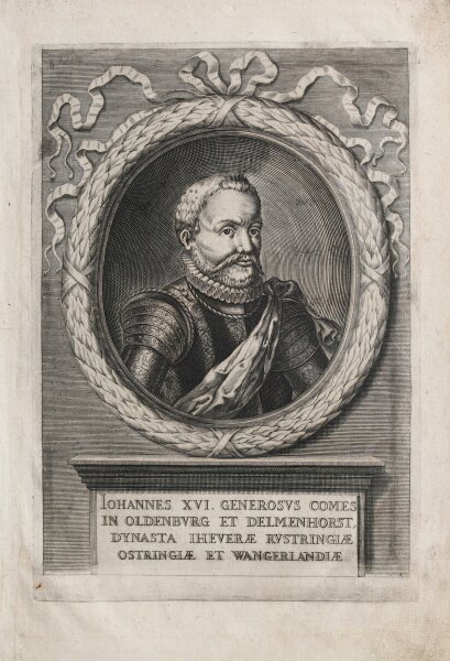 unbekannt - Iohannes XVI. Comes in Oldenburg - Kupferstich - 1671