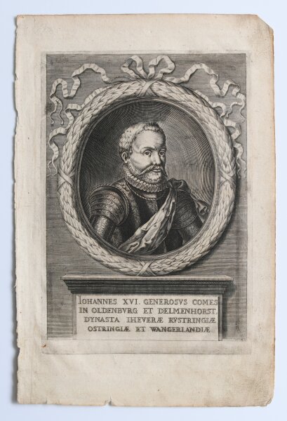 unbekannt - Iohannes XVI. Comes in Oldenburg - Kupferstich - 1671