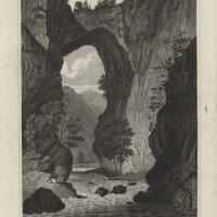 unbekannt - Die natürliche Brücke in Virginien...