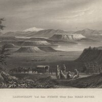 Hermann Meyer - Landschaft bei der Furth über den...