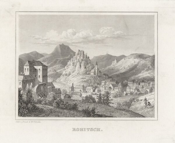 Wenzel Pobuda - Rohitsch - Stahlstich - um 1840