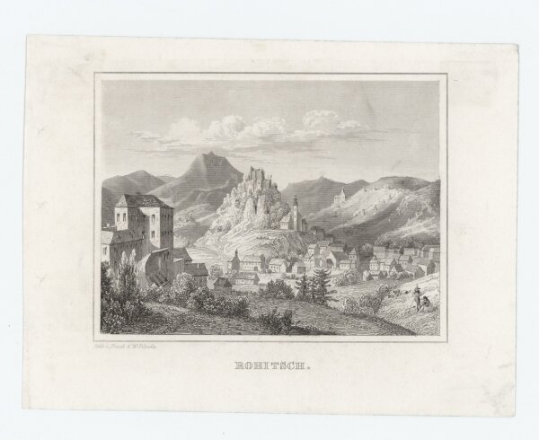 Wenzel Pobuda - Rohitsch - Stahlstich - um 1840