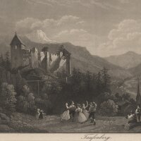 unbekannt - Taufenberg (Tauffenburg) - Stahlstich - um 1850