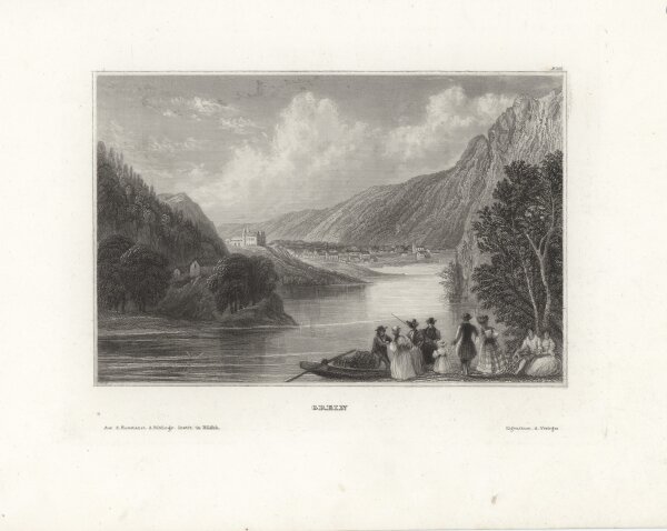 Bibliographisches Institut (Hildburghausen) - Grein - Stahlstich - um 1850