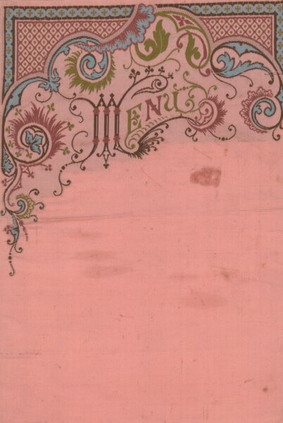 J. Forest & C. St. Etienne - Menu - Textildruck