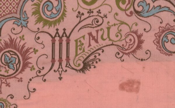 J. Forest & C. St. Etienne - Menu - Textildruck