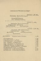 Chemnitz, Gaststätte Friedrichsburg - Speisekarte -...