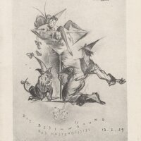 unbekannt - Einladungskarte - Druckgrafik