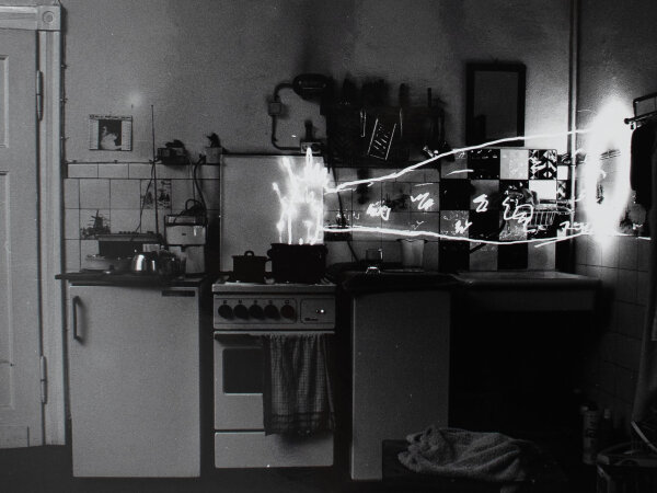 Walter Brandes - Giraffe (Lichtzeichnung) - Fotografie - 1987/1988