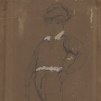 Monogramm E. I. M. - Kinderbildnis - Zeichnung - 19. Jhd
