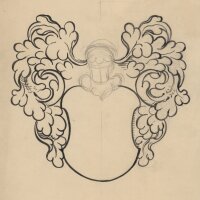 unbekannt - Wappen - Tuschfeder - Anfang 20. Jhd
