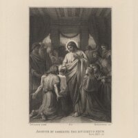 Joseph Kohlschein - Abendmahl - Stahlstich - Ende 19. Jhd