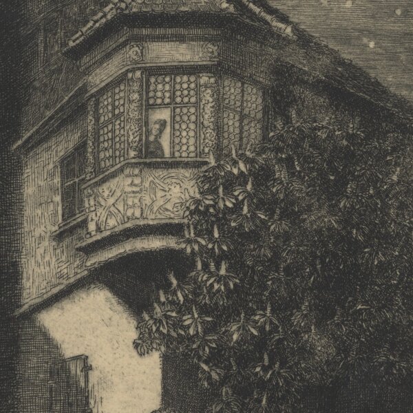 unbekannt - Kleines Ständchen - Radierung - um 1900