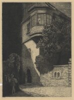 unbekannt - Kleines Ständchen - Radierung - um 1900