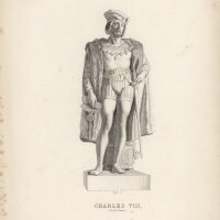 Charles Furne Paris - Bildnis Karl VIII. - Lithografie -...