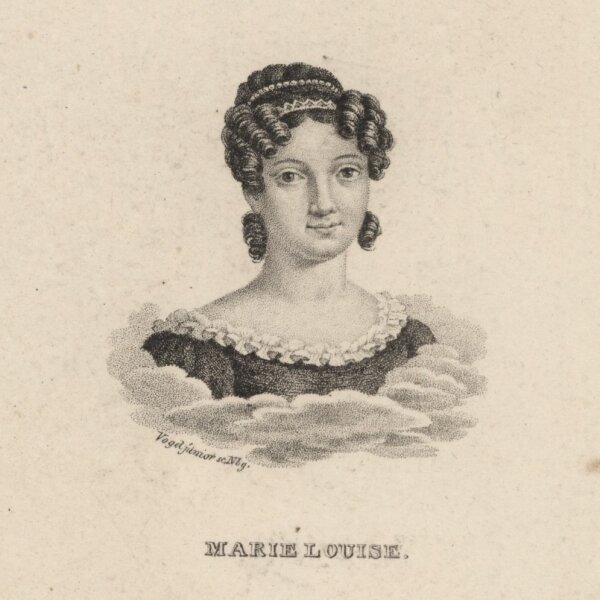 Vogel junior, Nürnberg - Bildnis Marie Louise - Kupferstich - Anfang 19. Jhd