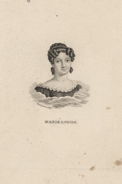 Vogel junior, Nürnberg - Bildnis Marie Louise - Kupferstich - Anfang 19. Jhd