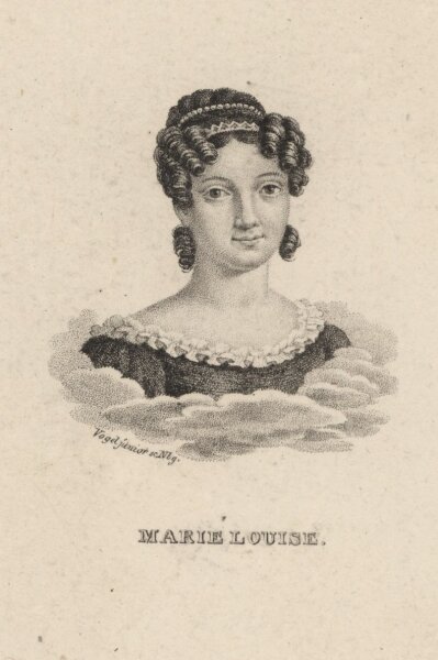 Vogel junior, Nürnberg - Bildnis Marie Louise - Kupferstich - Anfang 19. Jhd