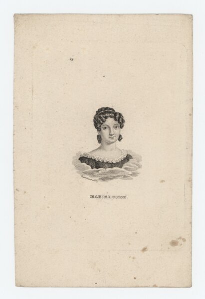 Vogel junior, Nürnberg - Bildnis Marie Louise - Kupferstich - Anfang 19. Jhd