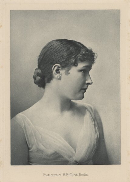 Heinrich Riffart - Frauenporträt - Photogravure - um 1900