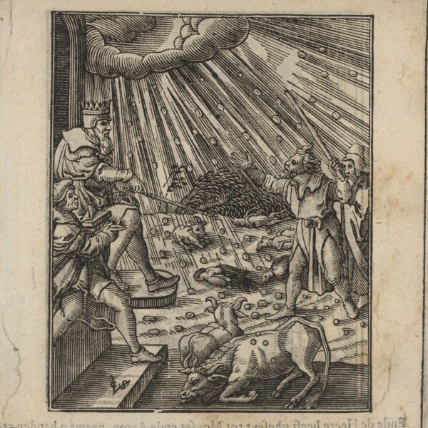 Christoffel van Sichem - Illustration zum Buch Exodus - Kupferstich - um 1660