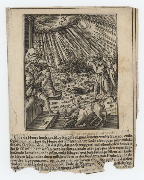 Christoffel van Sichem - Illustration zum Buch Exodus - Kupferstich - um 1660