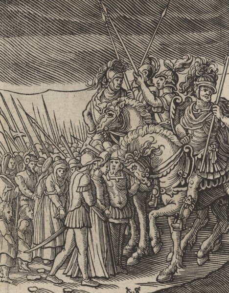 Christoffel van Sichem - Illustration zum Buch der Könige - Kupferstich - um 1660