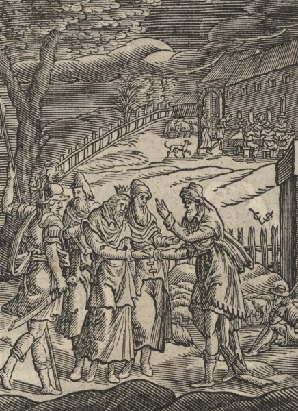 Christoffel van Sichem - Illustration zum Buch der Könige - Kupferstich - um 1660