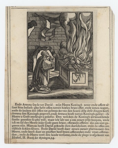 Christoffel van Sichem - Illustration zum Buch der Könige - Kupferstich - um 1660