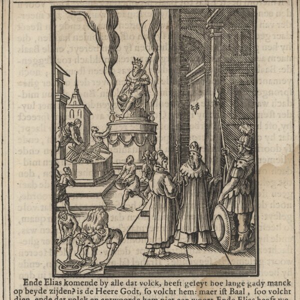 Christoffel van Sichem - Illustration zum Buch der Könige - Kupferstich - um 1660