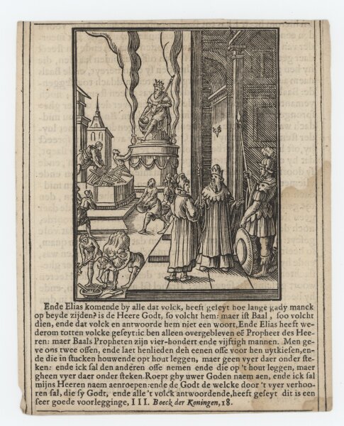 Christoffel van Sichem - Illustration zum Buch der Könige - Kupferstich - um 1660