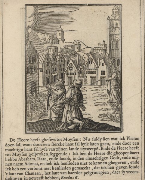 Christoffel van Sichem - Illustration zum Buch Exodus - Kupferstich - um 1660