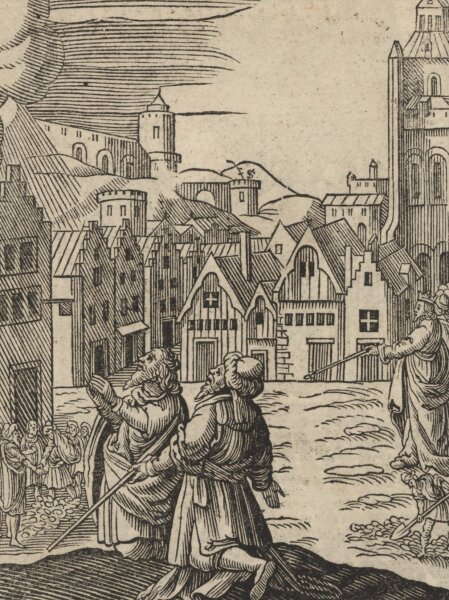 Christoffel van Sichem - Illustration zum Buch Exodus - Kupferstich - um 1660