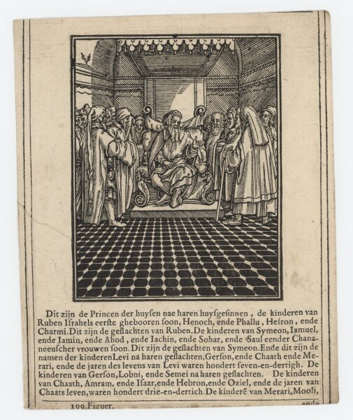 Christoffel van Sichem - Illustration zum Buch Exodus - Kupferstich - um 1660