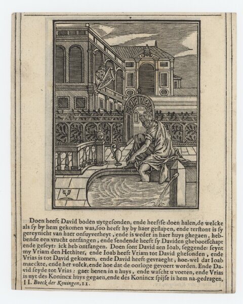 Christoffel van Sichem - Illustration zum Buch der Könige - Kupferstich - um 1660