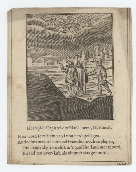 Christoffel van Sichem - Illustration zumr Bibel - Kupferstich - um 1660