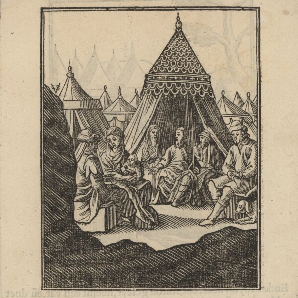 Christoffel van Sichem - Illustration zum Buch Exodus - Kupferstich - um 1660