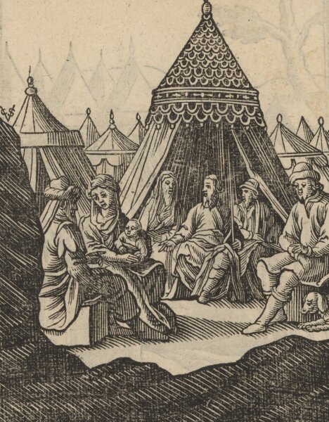 Christoffel van Sichem - Illustration zum Buch Exodus - Kupferstich - um 1660