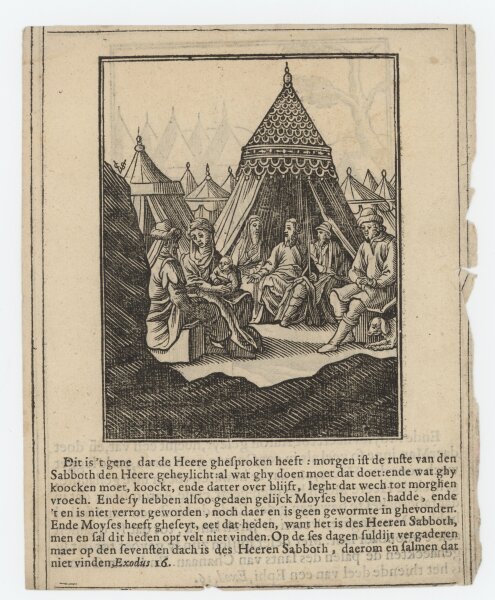 Christoffel van Sichem - Illustration zum Buch Exodus - Kupferstich - um 1660
