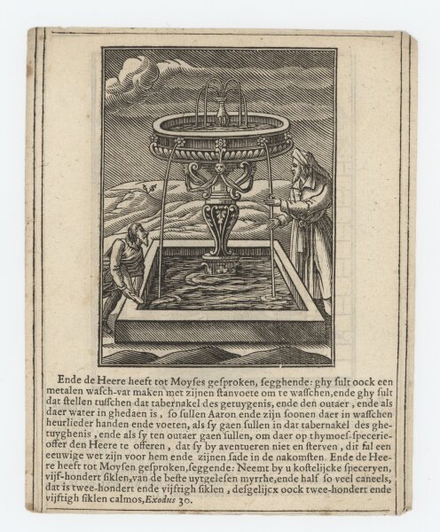 Christoffel van Sichem - Illustration zum Buch Exodus - Kupferstich - um 1660