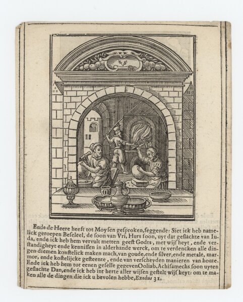 Christoffel van Sichem - Illustration zum Buch Exodus - Kupferstich - um 1660