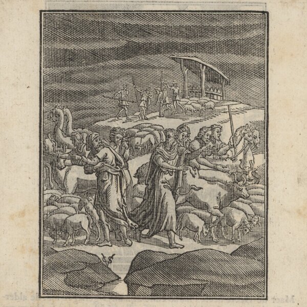 Christoffel van Sichem - Illustration zum Buch Genesis - Kupferstich - um 1660