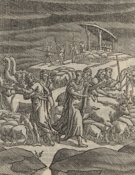 Christoffel van Sichem - Illustration zum Buch Genesis - Kupferstich - um 1660