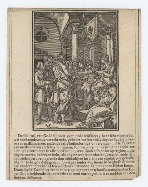 Christoffel van Sichem - Illustration zum Buch Susanna - Kupferstich - um 1660