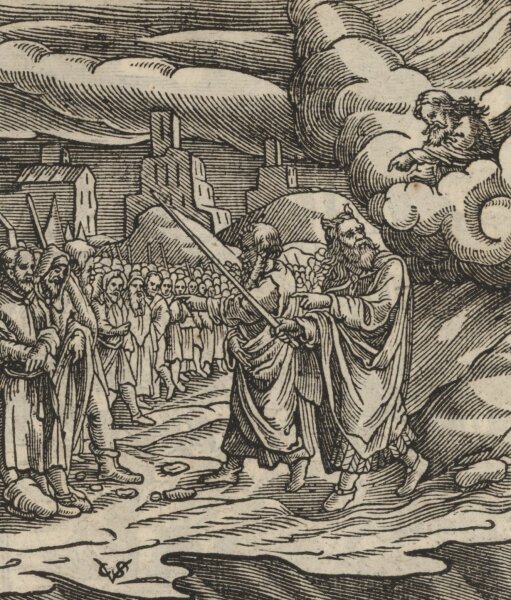 Christoffel van Sichem - Illustration zum Buch Leviticus - Kupferstich - um 1660
