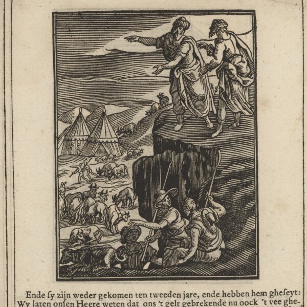 Christoffel van Sichem - Illustration zum Buch Genesis - Kupferstich - um 1660