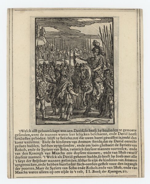 Christoffel van Sichem - Illustration zum Buch der Könige - Kupferstich - um 1660